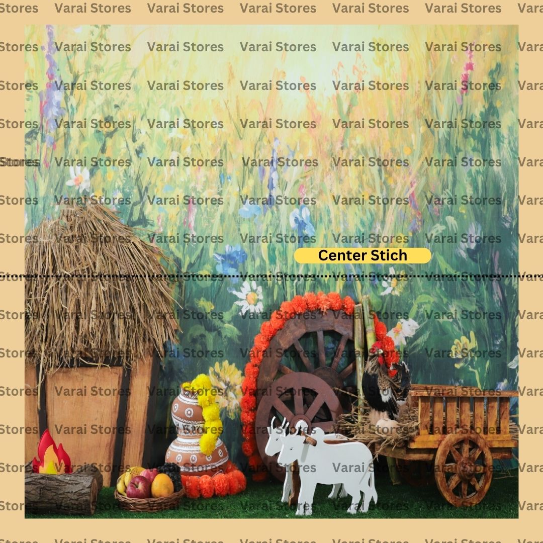 Pongal Type 1   - Fabric With Pole Pocket