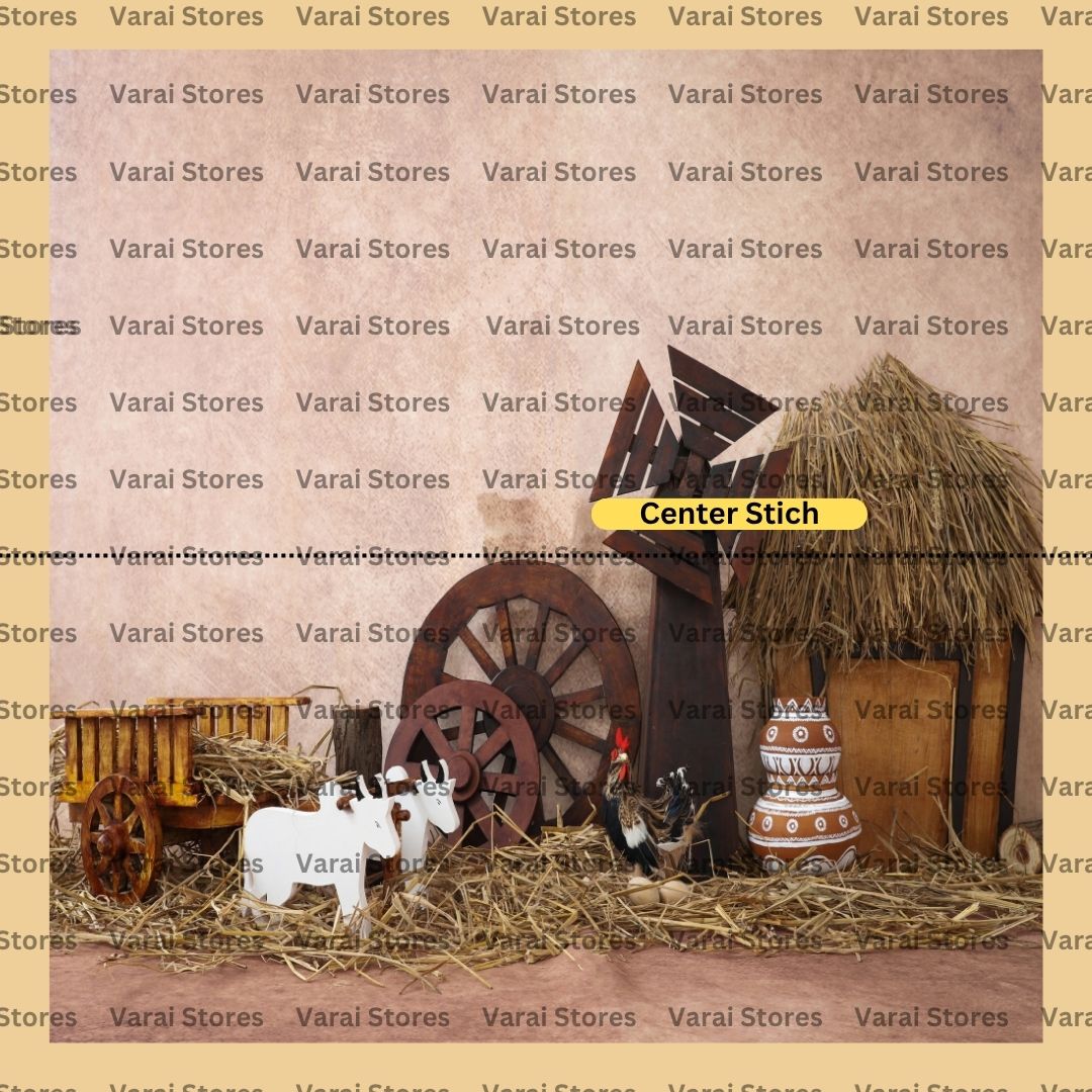 Pongal Type 2   - Fabric With Pole Pocket