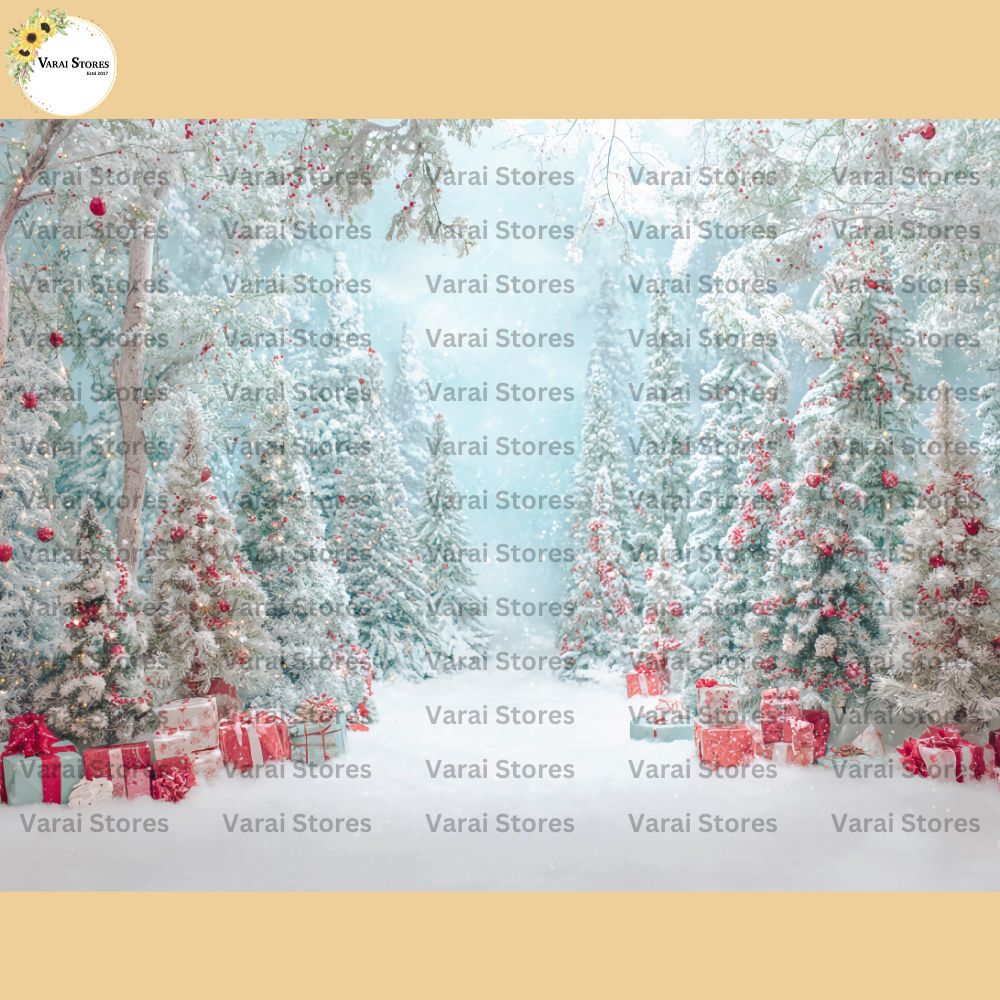 Classic Christmas  - Baby Printed Backdrops - PREMIUM FABRIC