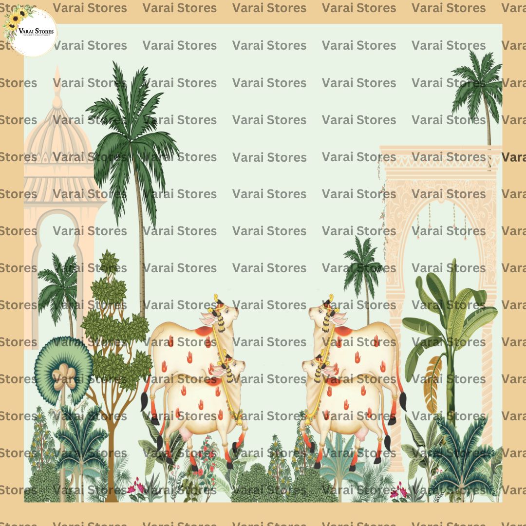 Kamdhenu  - Fabric With Pole Pocket