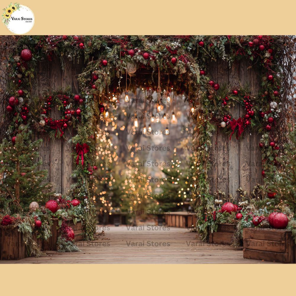 X mas Deck   - Baby Printed Backdrops - PREMIUM FABRIC