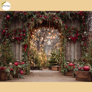 X mas Deck   - Baby Printed Backdrops - PREMIUM FABRIC