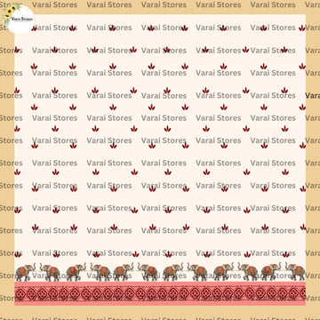 Festival elephants  - Fabric With Pole Pocket