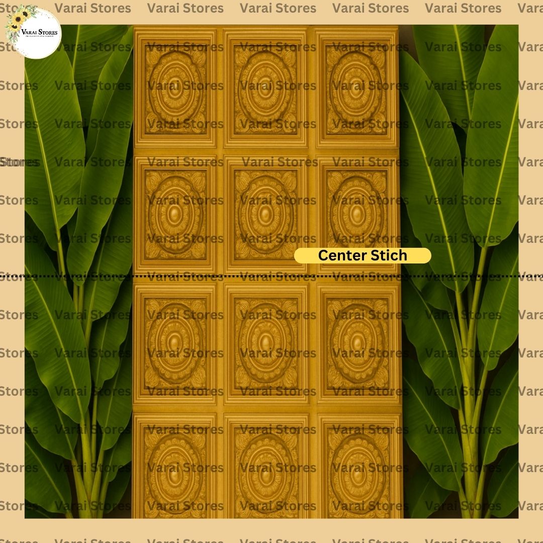 Traditional Darwaja  - Fabric With Pole Pocket