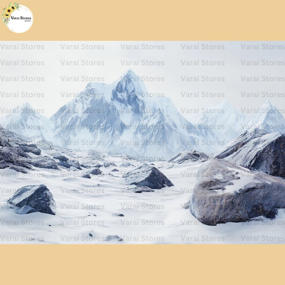 Kailasa  Mountain   - Printed Backdrop - FABRIC (5x8) Feet