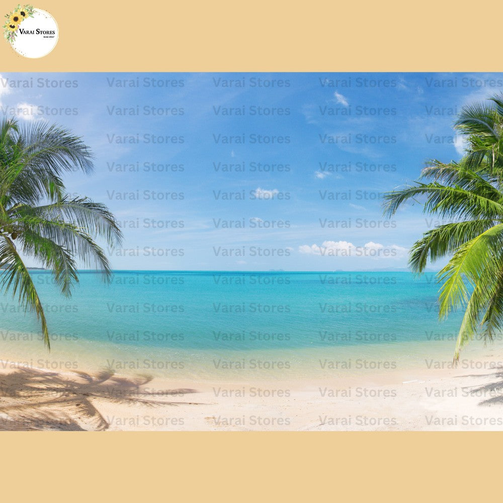 Beach (Type 2) -  Baby Printed Backdrops - PREMIUM FABRIC