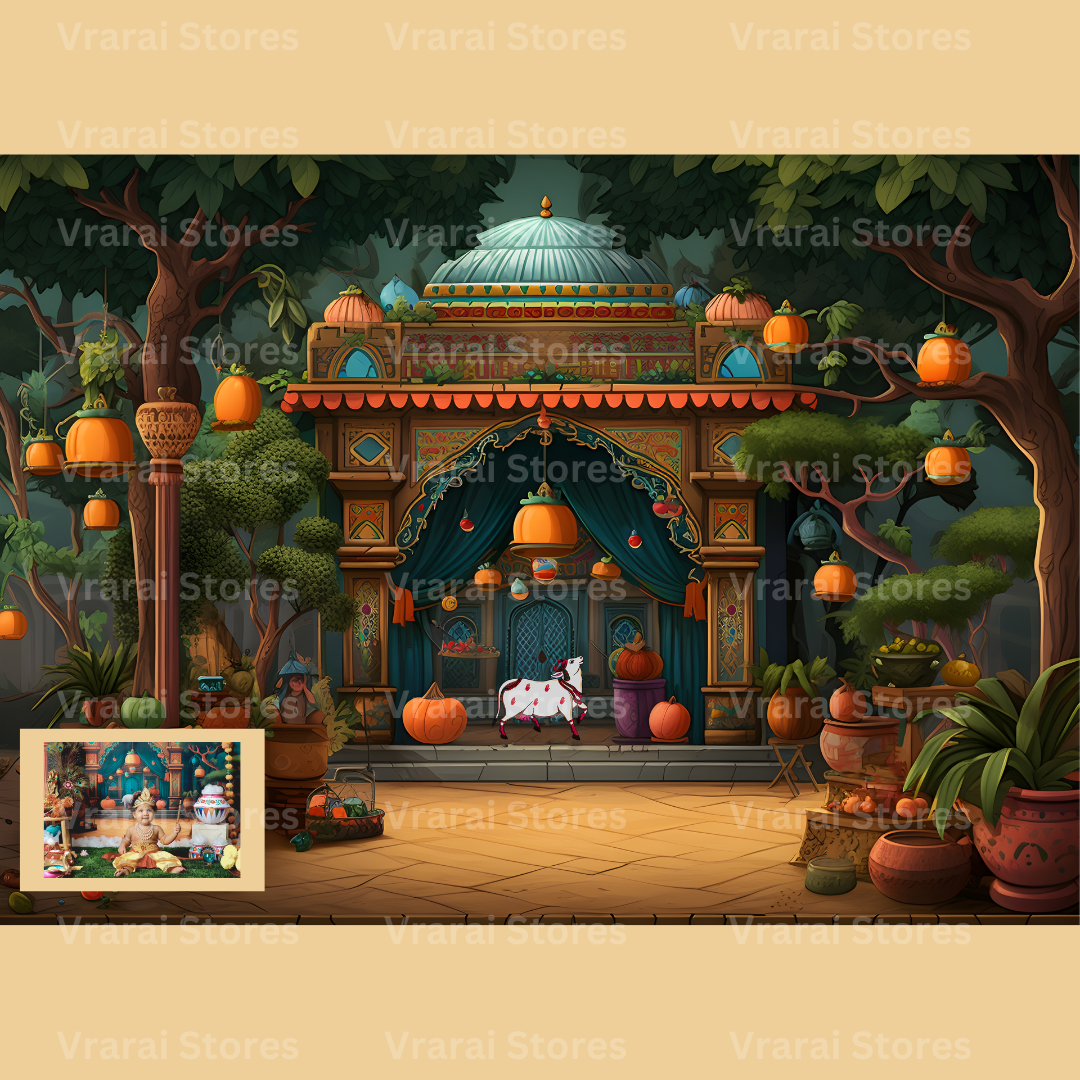 Vrindavan - Fabric (5x6) Feet