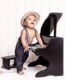 Elegant Piano with Stool Set