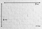 White Brick - Printed Baby Backdrop - FABRIC (PRE ORDER)