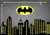 Batman - Printed Baby Backdrop - FABRIC (PRE ORDER)