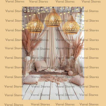 Decor Customised Backdrop - 101  (Whatsapp for placing order) Size: 8x5 Feet