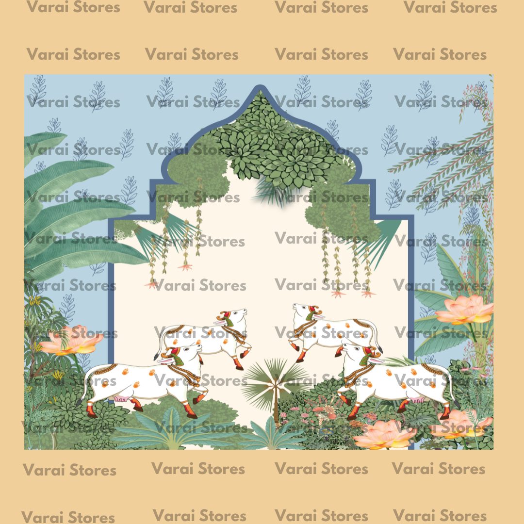 Decor Customised Backdrop - 70 (Whatsapp for placing order) Size: 8x8  Feet