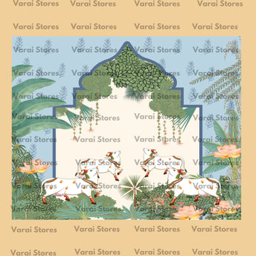 Decor Customised Backdrop - 70 (Whatsapp for placing order) Size: 8x8  Feet