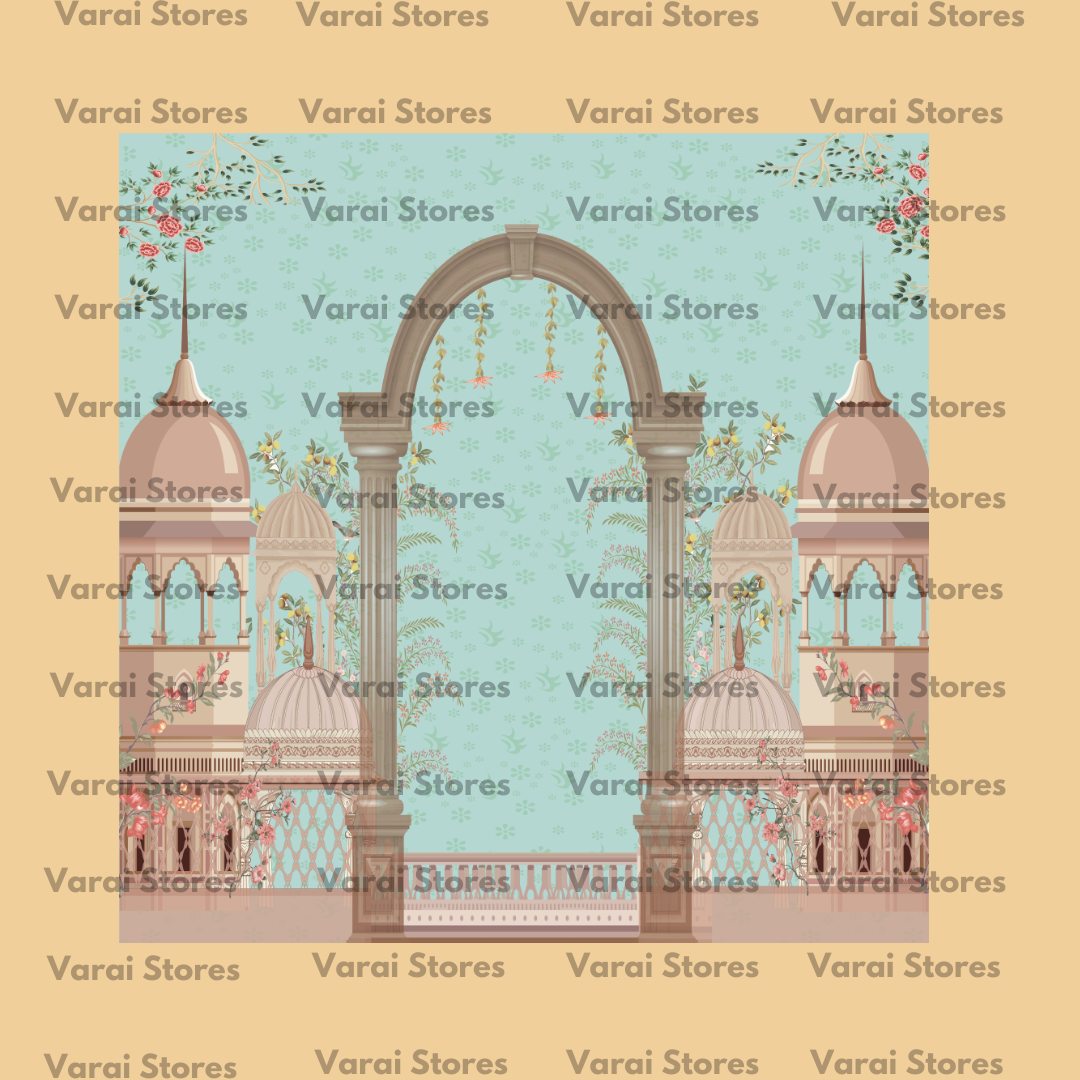 Decor Customised Backdrop - 71 (Whatsapp for placing order) Size: 8x8  Feet