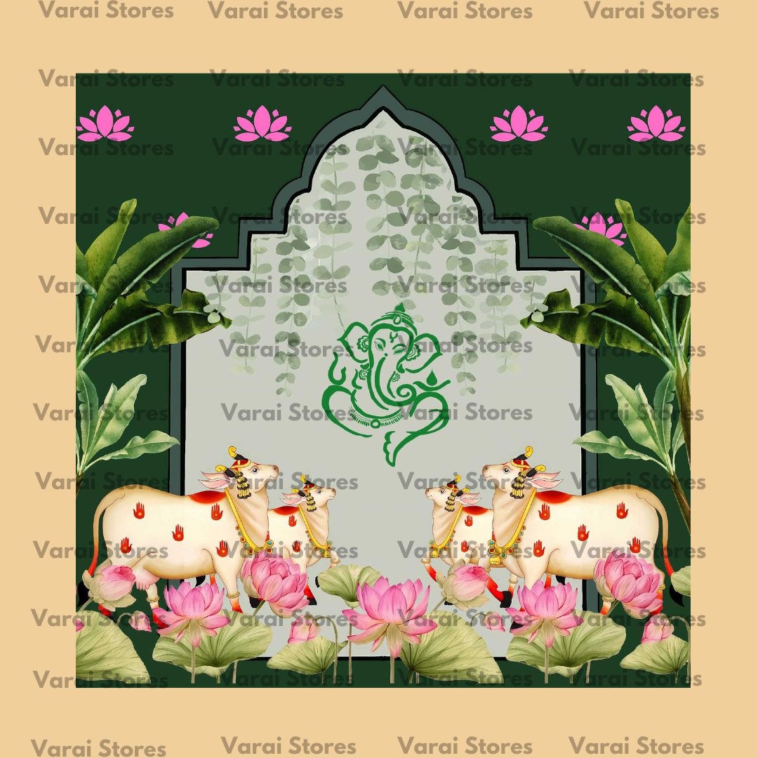 Decor Customised Backdrop - 75 (Whatsapp for placing order) Size: 8x8  Feet