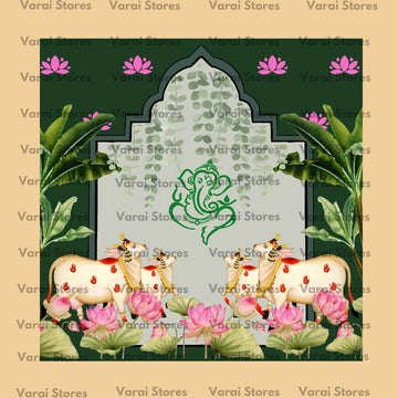 Decor Customised Backdrop - 75 (Whatsapp for placing order) Size: 8x8  Feet