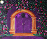 Purple Doorway - Fabric (5x7) Feet