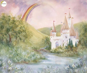 Rainbow Palace - Fabric (5x7) Feet
