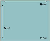 Pastel Blue - Printed Baby Backdrop - FABRIC (PRE ORDER)