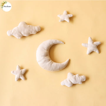 Newborn Mini Moon, Stars & Clouds Set