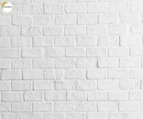 White Brick - Printed Baby Backdrop - FABRIC (PRE ORDER)