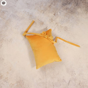 Velvet Pillow with Headband Set