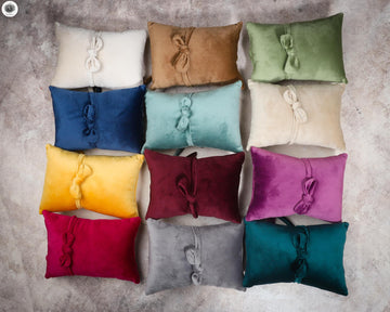 Velvet Pillow with Headband Set