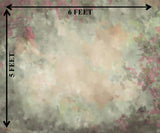 Vintage Garland - Printed Baby Backdrop - FABRIC (PRE ORDER)