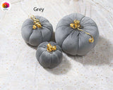 Velvet Pumpkins (Set Of 3)