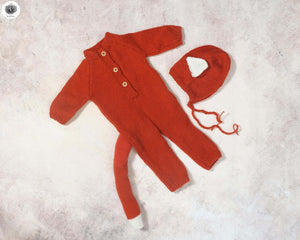 Fox Romper With Cap Set