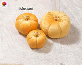 Velvet Pumpkins (Set Of 3)