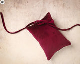 Velvet Pillow with Headband Set