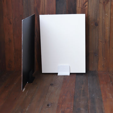 White and Black Reflector With Stand