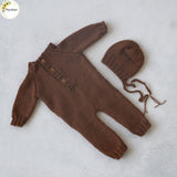Romper With Cap (0 -2) Months