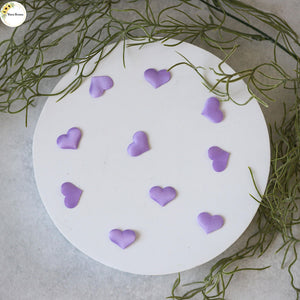 Little Heart - Purple - Set of 10