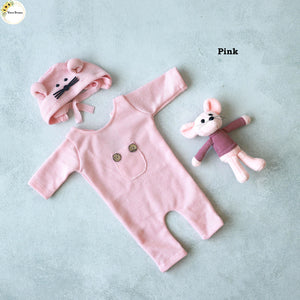 Baby Outfit + Cap + Toy