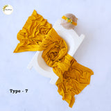 Jersey Wrap With Headband Set