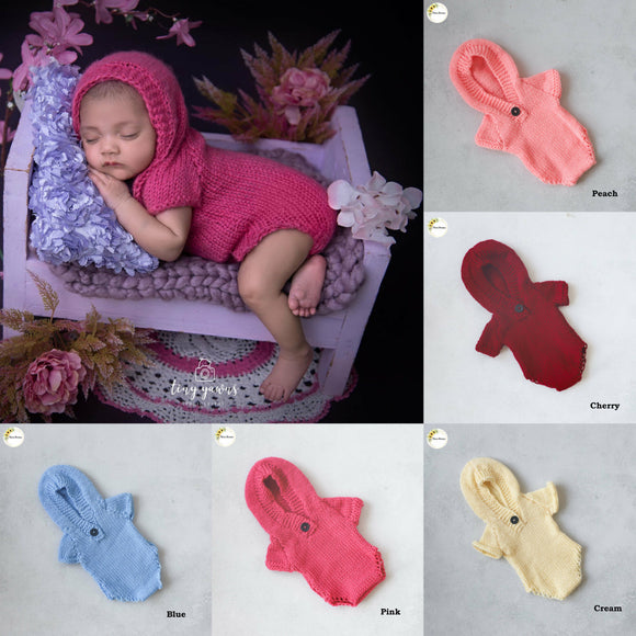 Romper With Hoodie (0 -2) Months