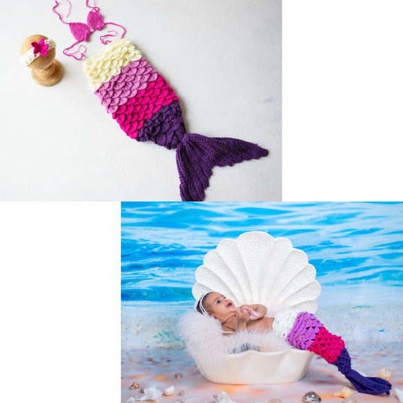 Mermaid Outfit - Type 2 (0-3) Months