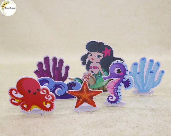 Mermaid Theme Cutouts