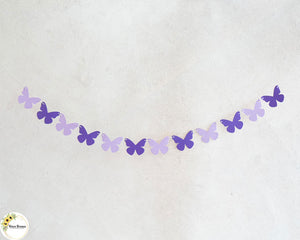 Butterfly (dark purple with light purple) - Bunting