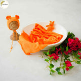 Knitted Wrap + Cap + Teddy  Set