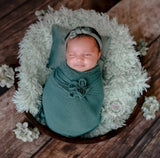 Velvet Pillow with Headband Set