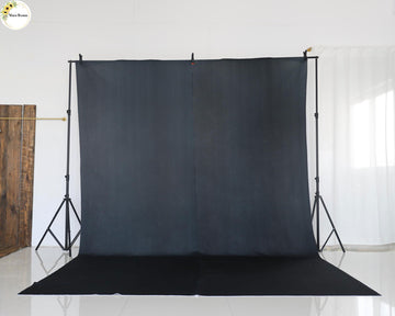 Textured Dark Grey - Printed Lifestyle  Backdrop -  PREMIUM  FABRIC