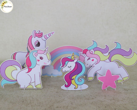 Unicorn Theme Cutouts