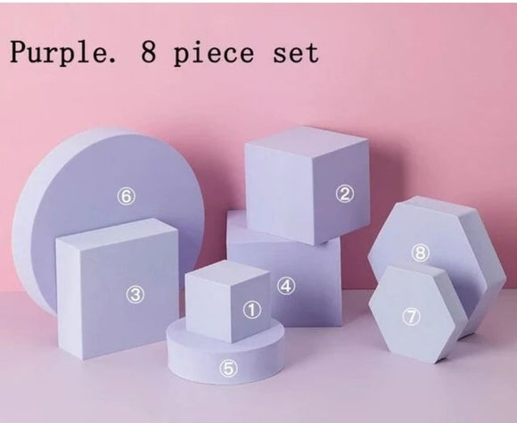 Mixed Foam Set (Set of 8) - Purple
