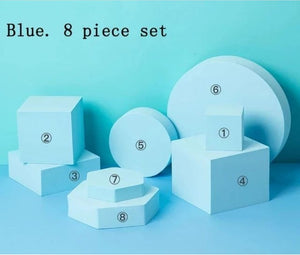 Mixed Foam Set (Set of 8) - Blue