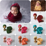 Knitted Wrap With Cap