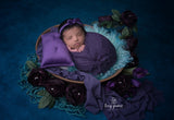 Velvet Pillow with Headband Set