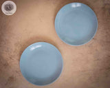 Pastel Blue Plates